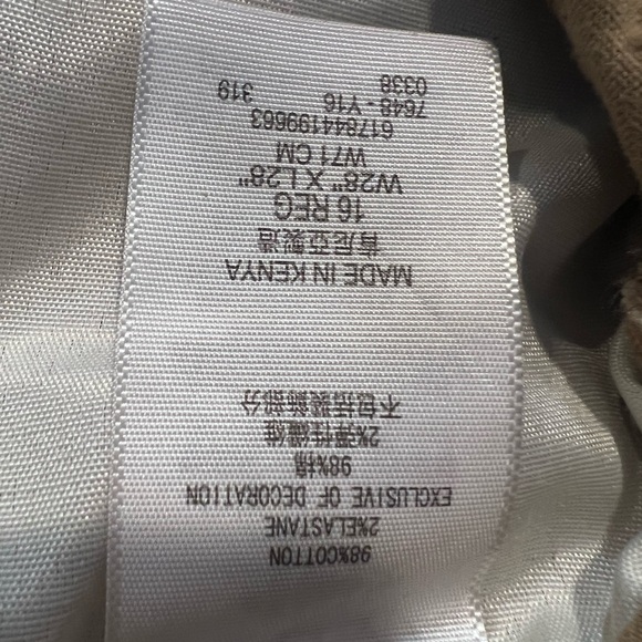 Levi’s 511 slim khaki jeans, boys size 16 regular, 28W, 28L - Picture 8 of 9